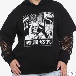 Hot Topic girls hoodie sweatshirt size 5